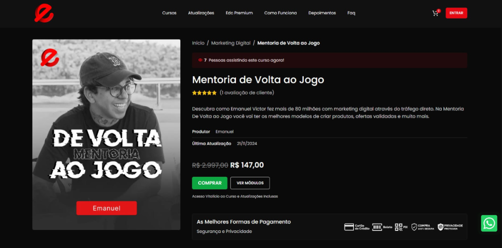 Curso de Marketing e Tráfego Direto