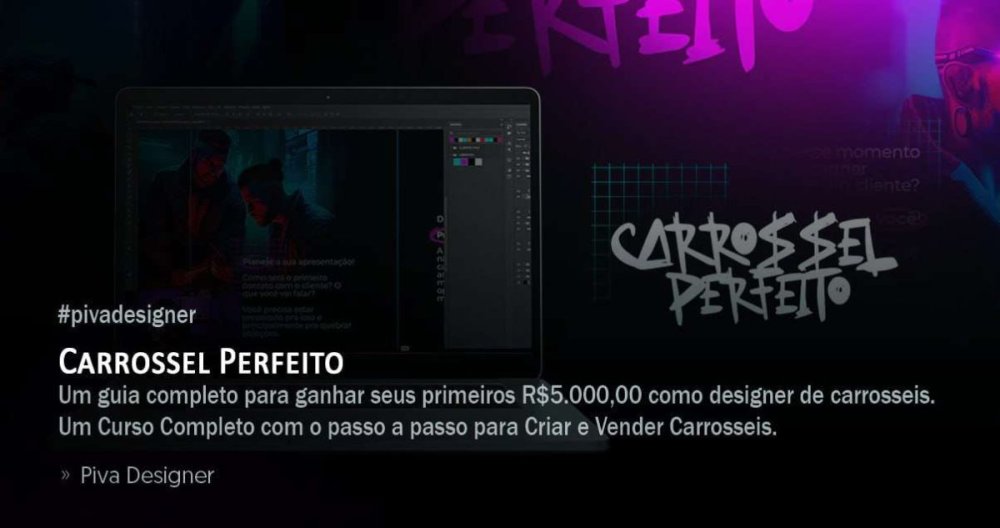 Curso de Design e Carrosséis