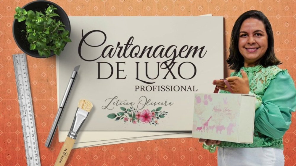 Curso profissionalizante de cartonagem