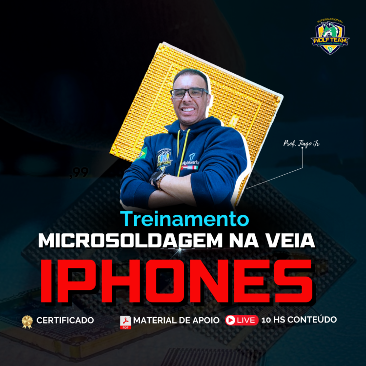 Curso profissionalizante de microsoldagem em iphones