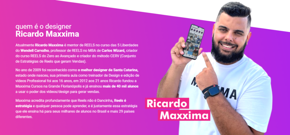 Curso de Reels do Zero ao Avançado – Ricardo Maxxima 2