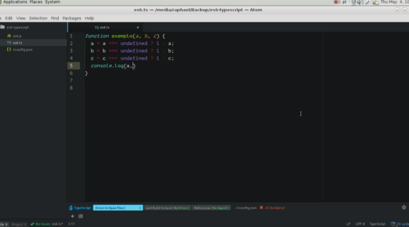 TypeScript, Node, ES6 e Postgres